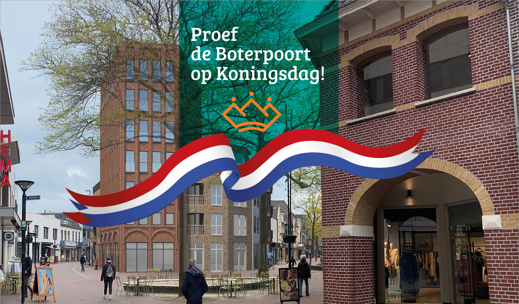 Proef de Boterpoort tijdens Koningsdag Proef de Boterpoort tijdens Koningsdag