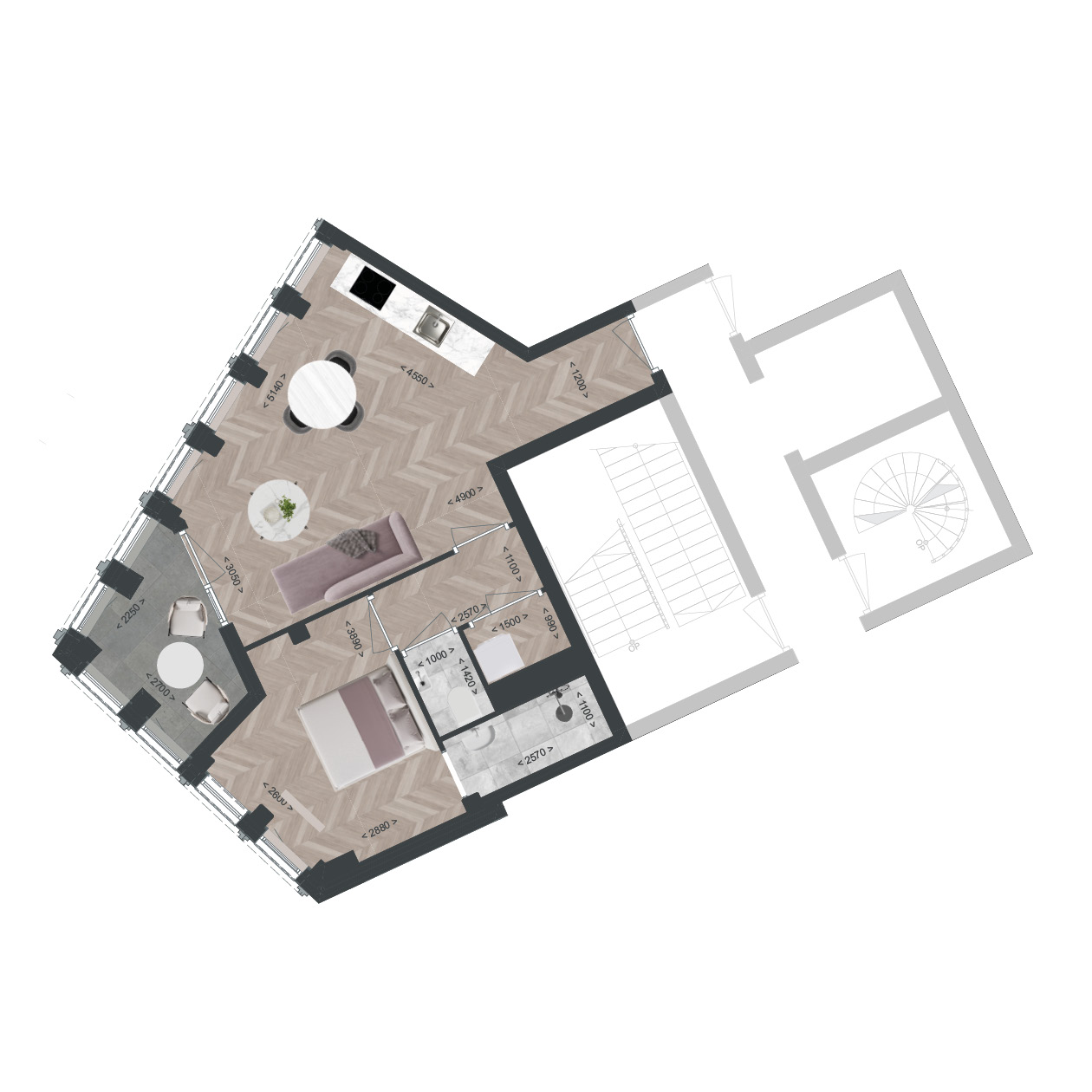 Boterpoort centrum Oss appartement 6